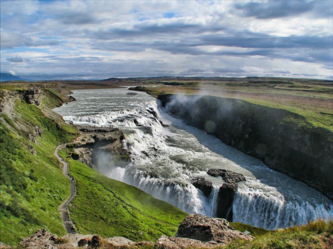 Gullfoss (Golden Falls), Iceland