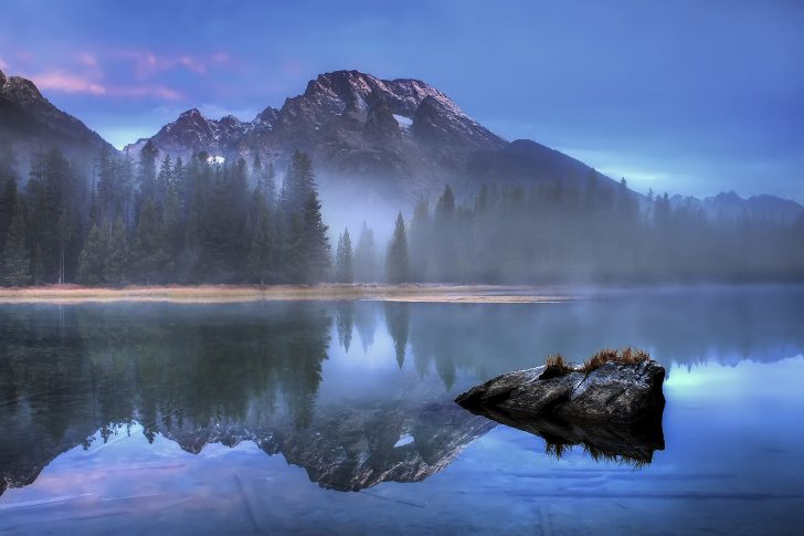 Mount Moran Reflected in String Lake, Grand Teton National Park