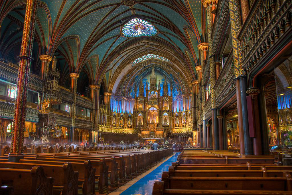 NotreDame Basilica Montreal Quebec Canada Beautiful Places To Visit